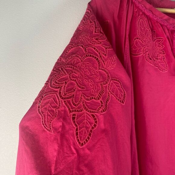 Trina Turk Women's Ojai Lace Embroidery Blouse XS - Picture 13 of 14